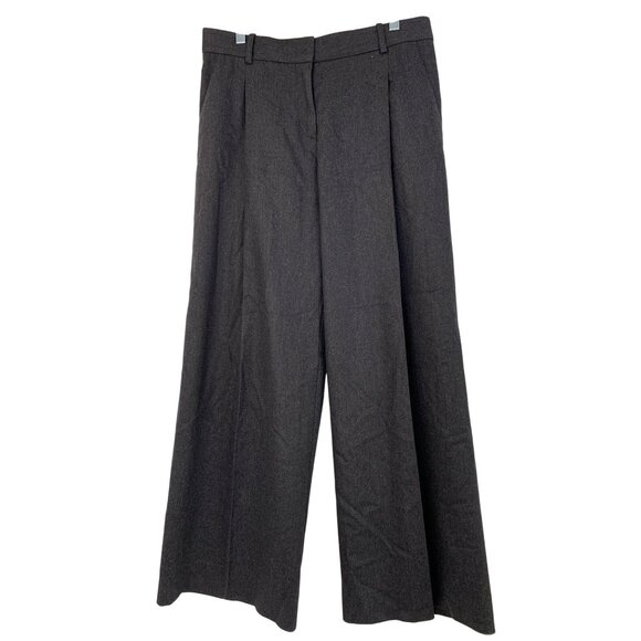 Diane Von Furstenberg DVF Stanton Womens Wide Leg Pleated Dress Pants Sz 6 8746 - Picture 9 of 9